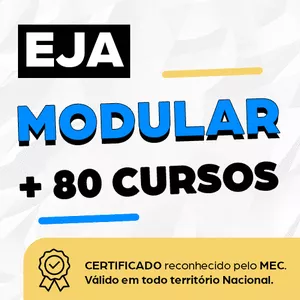 Imagem de capa para o Curso online EJA – Modular Segundo e Terceiro +80 Cursos Profissionalizantes