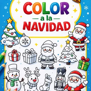 Imagen de portada para Ebook Libro para Colorear Navideño: Diversión Festiva para Toda la Familia