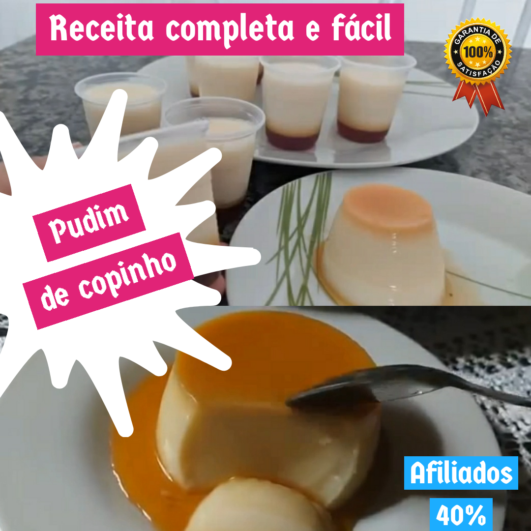 Imagem do curso Pudim de copinho passo a passo super fácil