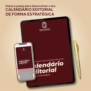 Imagem de capa para o Ebook E-book: Passo a passo para desenvolver o seu calendário editorial de forma estratégica