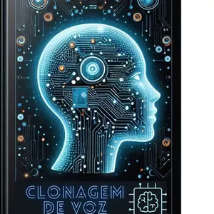 Imagem de capa para o Ebook Tutorial de Clonagem de Voz AI: Domine a Arte da Dublagem