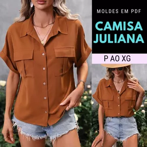 Imagem de capa para o Ebook Molde Camisa Juliana