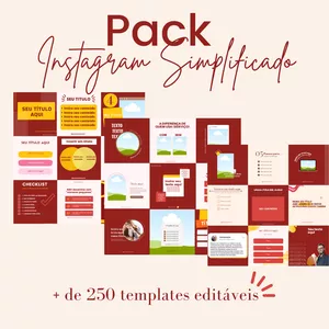 Imagem de capa para o Curso online Pack Instagram Simplificado