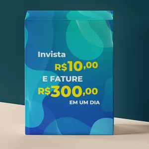 Imagem de capa para o Curso online INVISTA R$ 10,00 E FATURE R$ 300,00 EM UM DIA