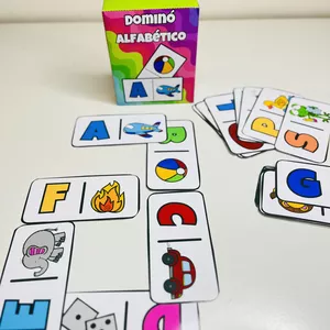 Imagem de capa para o Ebook Dominó Alfabético