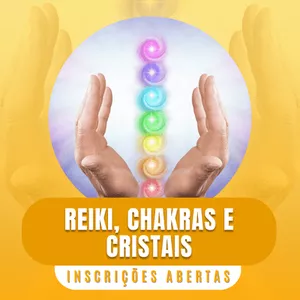 Formação  em Reiki Usui  do nível I ao mestrado + Reiki Amadeus + Curso de Chakraterapia e cristais
