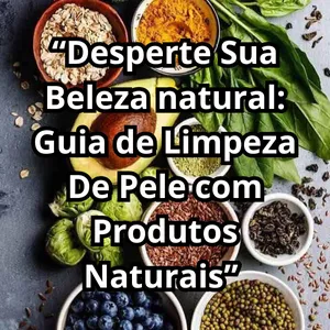 Imagem de capa para o Ebook Desperte Sua Beleza natural: Guia de Limpeza De Pele com Produtos Naturais