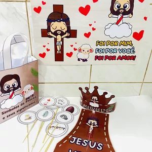 Imagem de capa para o Ebook KIT apresentação PÁSCOA CRISTÃ - “JESUS VIVE”