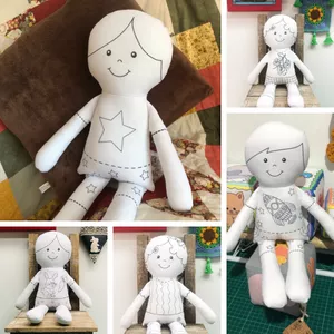 Curso Curso BONECA para pintar e lavar