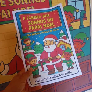 Imagem de capa para o Ebook Fábrica de sonhos do Papai Noel