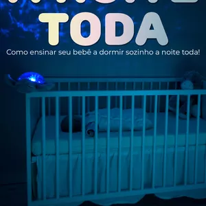 Imagem de capa para o Curso online Seu bebê dormindo a noite toda.