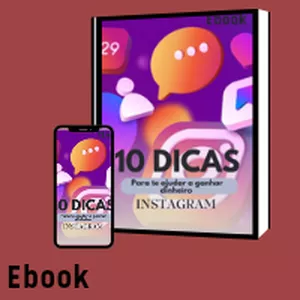 Imagem de capa para o Ebook Métodos de ganhar dinheiro com Instagram 