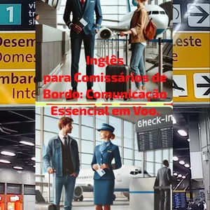 Cover image for Online course Inglês para Comissários de Bordo: Comunicação Essencial em Voo.  