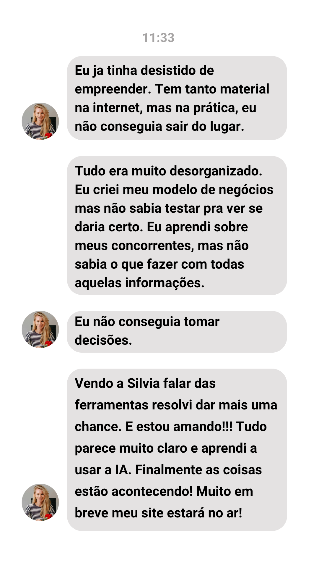 Depoimentos reais de alunos que superaram o medo com o método Pronto para Decolar