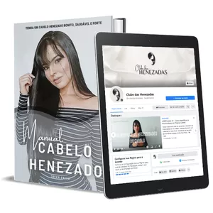 Imagem de capa para o Ebook Manual do Cabelo Henezado
