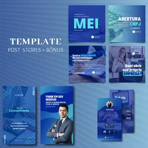 Imagem de capa para o Curso online PACK Artes Editáveis Canva - Contabilidade