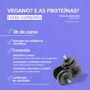 Imagem do curso Vegano? E as proteínas?