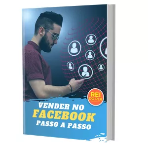 Imagem de capa para o Ebook E-book vender no Facebook passo a passo 