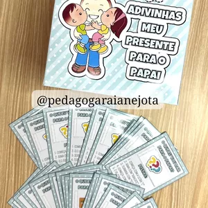 Imagem de capa para o Ebook ADIVINHAS PRESENTE PARA O  MEU PAPAI