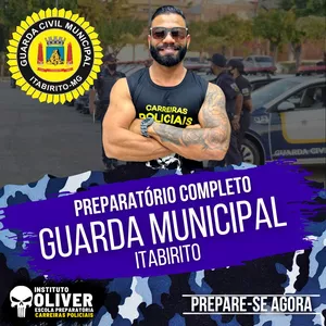 Imagem de capa para o Curso online 👮‍♂️Preparatório Completo GUARDA MUNICIPAL de Itabirito MG 👮‍♂️ GCM - Instituto Óliver