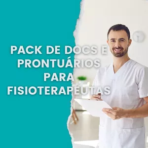 Imagem de capa para o Ebook PACK DE DOCS QUE TODO FISIOTERAPEUTA DEVE TER