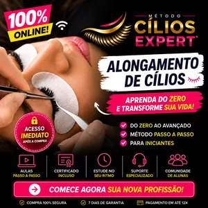 Imagem do curso Método Cílios Expert | Aprenda Alongamento de Cílios do Zero ao Profissional