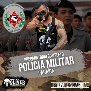 Imagem de capa para o Curso online 👮‍♂️POLÍCIA MILITAR da Paraíba 2.0 👮‍♂️ PMPB 2.0 - Instituto Óliver 