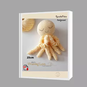 Imagem de capa para o Ebook Receita Polvo Amigurumi PDF 