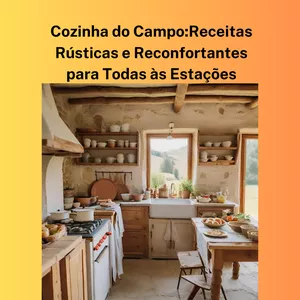 Imagem de capa para o Ebook Cozinha do Campo: Receitas Rústicas e Reconfortantes para Todas às Estações