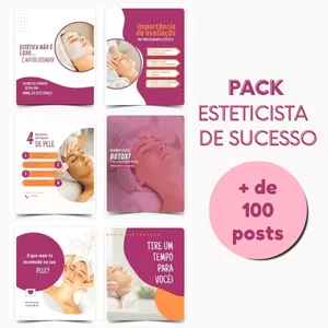 Imagem de capa para o Curso online PACK ESTETICISTA DE SUCESSO