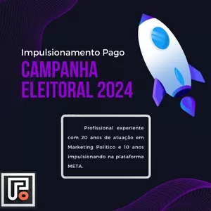 Imagem de capa para o Serviço online Impulsionamento Pago Campanha Eleitoral 2024 (Consultoria Online)