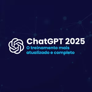 Imagem do curso Domine o ChatGPT e a IA para criar prompts, automatizar tarefas, produzir conteúdo e ganhar mais dinheiro.