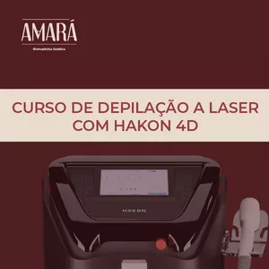 Imagem de capa para o Curso online CURSO DE DEPILAÇÃO A LASER - HAKON 4D