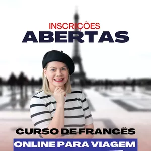 Imagem de capa para o Curso online Curso de Francês para viagem