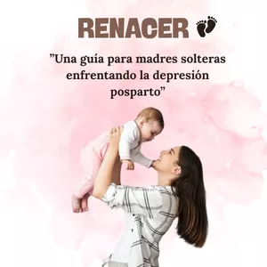 Imagen de portada para Ebook Renacer ”Una guía para madres solteras enfrentando la depresión posparto”