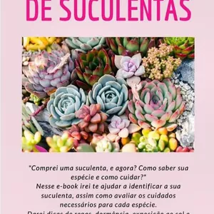 Imagem principal do produto E-BOOK DE IDENTIFICAÇÃO DE SUCULENTAS