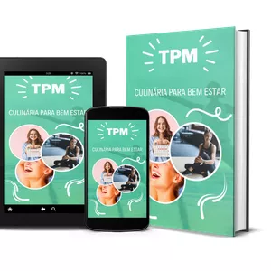 Imagem de capa para o Ebook PLR - Receitas Anti TPM