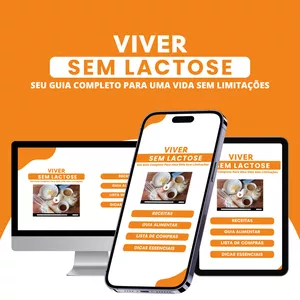 Imagem de capa para o Ebook Guia: Viver Bem sem Lactose