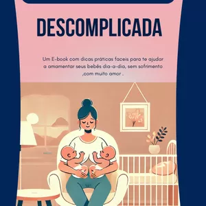 Imagem de capa para o Ebook Amamentacao de Gêmeos Descomplicada 