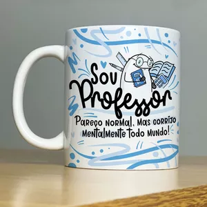Imagem de capa para o Curso online ARTE PARA CANECA PROFISSÃO PROFESSOR FLORK - ARTE AVULSA + MOCKUP