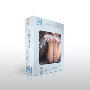 Imagem de capa para o Ebook Overlays Ensaio Glitter
