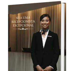 Imagem de capa para o Ebook Seja uma recepcionista excepcional - 2ª Edição