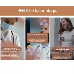Imagem de capa para o Curso online Pack 22 Reels Médico Endocrinologista