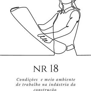 Imagem de capa para o Ebook NR 18 de forma clara e objetiva 