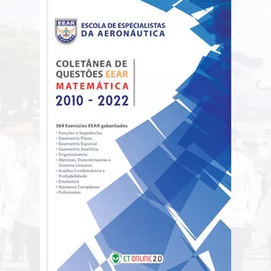 Imagem de capa para o Ebook Coletânea de questões EEAr Matemática 2010-2022