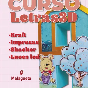Imagen de portada para Curso online Curso de letras 3D