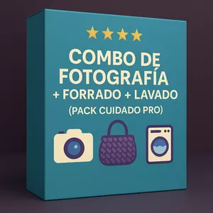 Imagen de portada para Curso online Combo de Fotografía + Forrado + Lavado