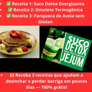 Imagem de capa para o Ebook  Receitas para Secar 30 dias