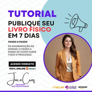 Imagem do curso Tutorial Publique seu livro físico em 7 dias!