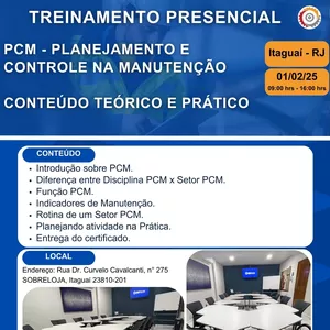 Imagem de capa para o Evento presencial PCM PRESENCIAL